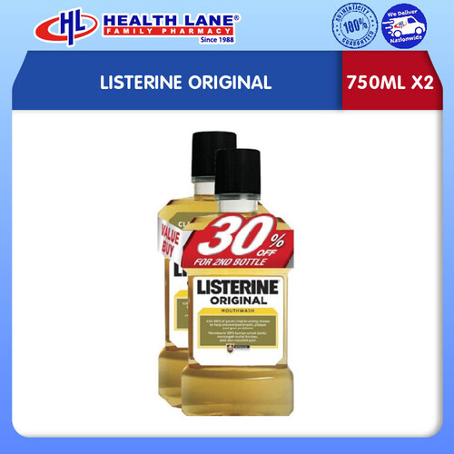 LISTERINE ORIGINAL (750MLX2)