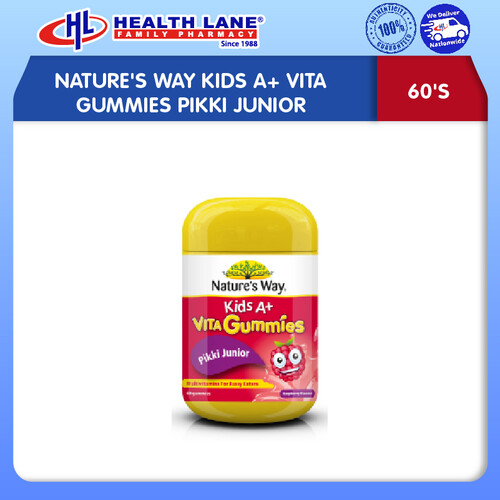 NATURE'S WAYKIDS A+ VITA GUMMIES PIKKI JUNIOR 60'S
