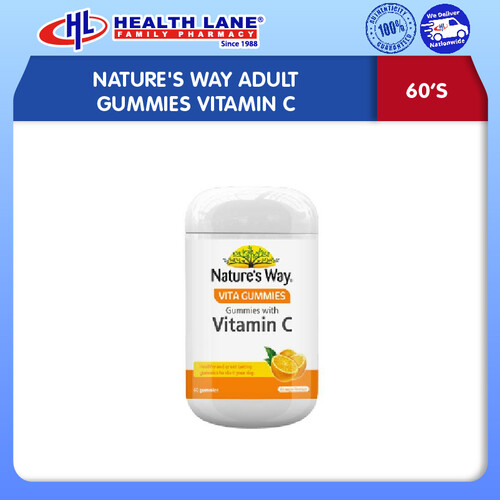 NATURE'S WAY ADULT GUMMIES VITAMIN C 60'S