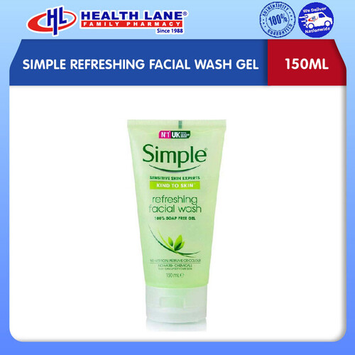 SIMPLE REFRESHING FACIAL SOAP GEL (150ML)