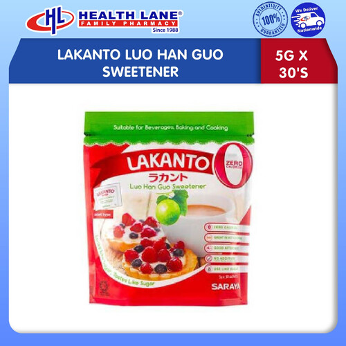 LAKANTO LUO HAN GUO SWEETENER (5G X 30'S)