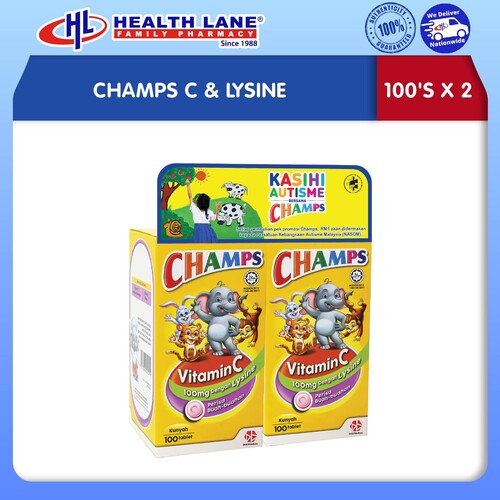 CHAMPS C & LYSINE (100'SX2)