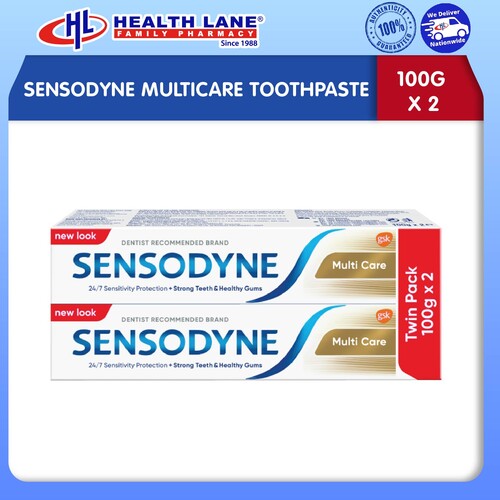 SENSODYNE MULTICARE TOOTHPASTE (100Gx2)