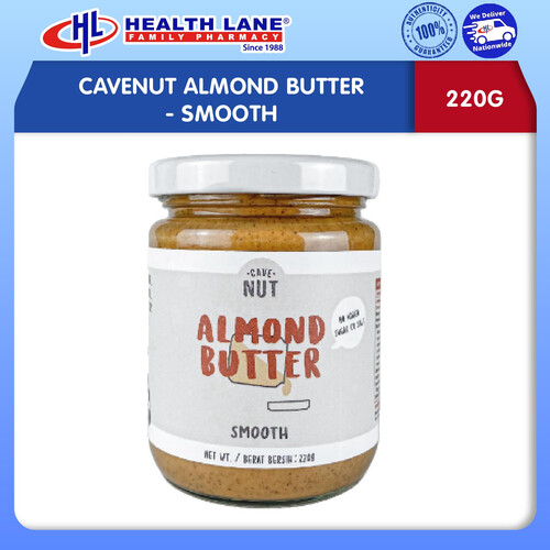 CAVENUT ALMOND BUTTER (220G) - SMOOTH