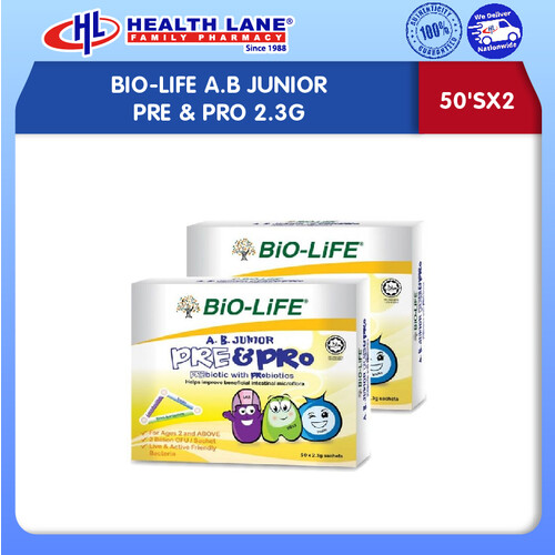 BIO-LIFE A.B JUNIOR PRE & PRO 2.3G (50'Sx2)