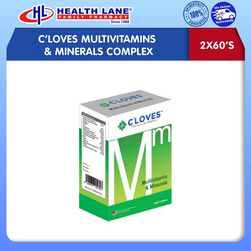 C'LOVES MULTIVITAMIN & MINERALS (60'SX2)