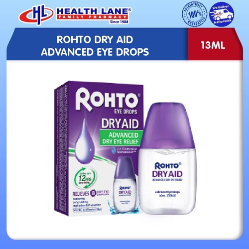 ROHTO DRY AID ADVANCED EYE DROPS (13ML)
