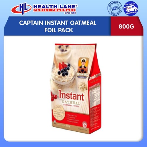CAPTAIN INSTANT OATMEAL FOIL PACK (800G)