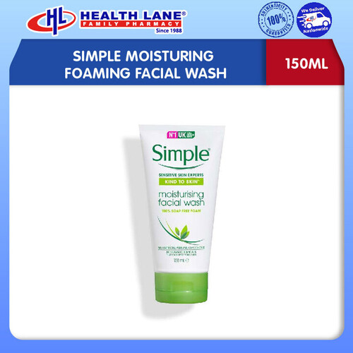 SIMPLE MOISTURING FOAM  FACIAL SOAP (150ML)