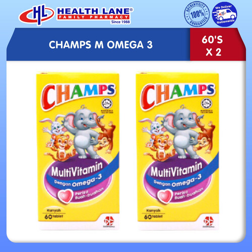 CHAMPS M OMEGA 3 (60'Sx2)