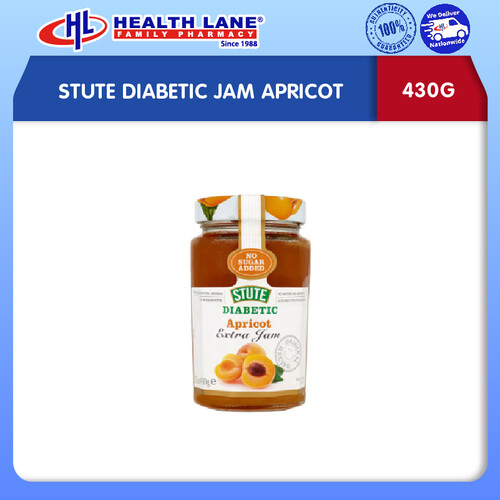 STUTE DIABETIC JAM APRICOT 430G