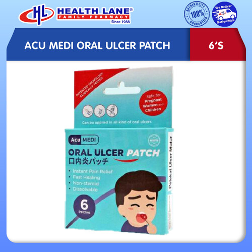 ACU MEDI ORAL ULCER PATCH (6'S)