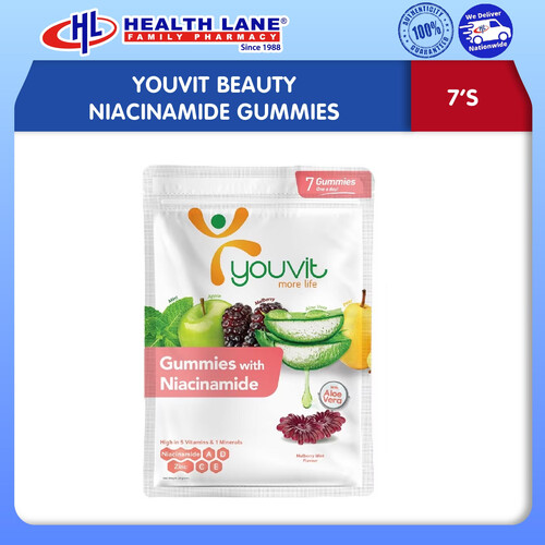 YOUVIT BEAUTY NIACINAMIDE GUMMIES (7'S)