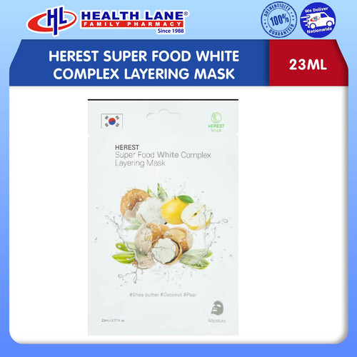 HEREST SUPER FOODWHITECOMPLEX LAYERING MASK (23ML)