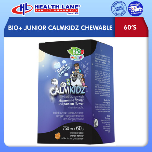 BIO+ JUNIOR CALMKIDZ CHEWABLE TABLET (60'S)