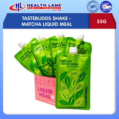 TASTEBUDDS SHAKE - MATCHA LIQUID MEAL (55G)