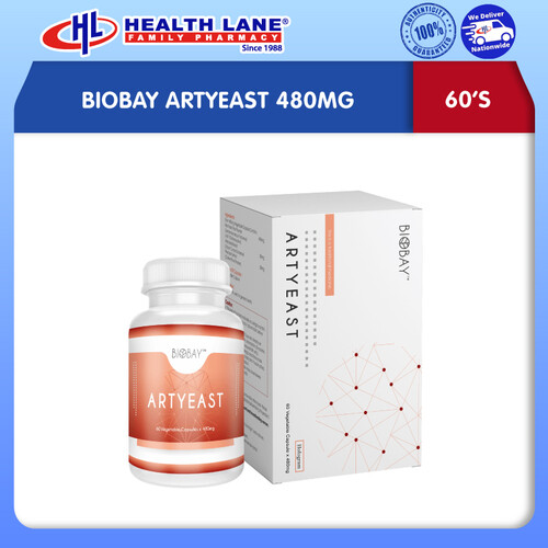 BIOBAY ARTYEAST (480MG X 60'S)