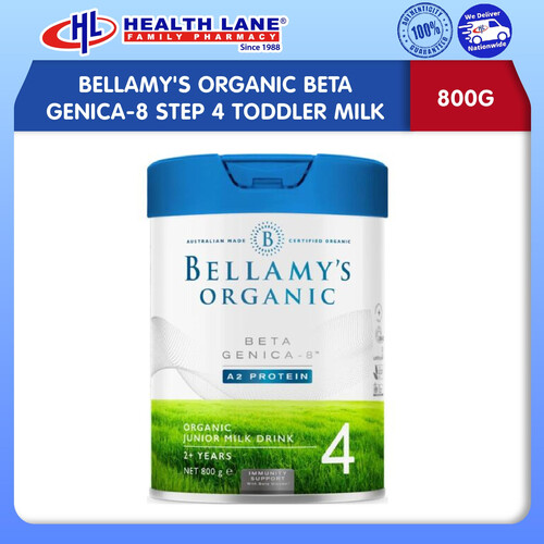 BELLAMY'S ORGANIC BETA GENICA-8 STEP 4 TODDLER MILK (800G)