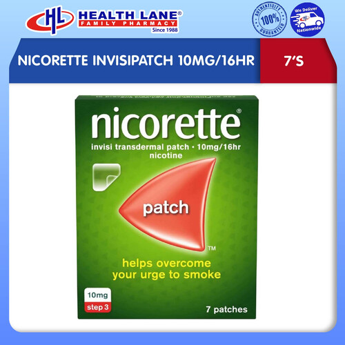 NICORETTE INVISIPATCH 10MG/16HR (7'S)