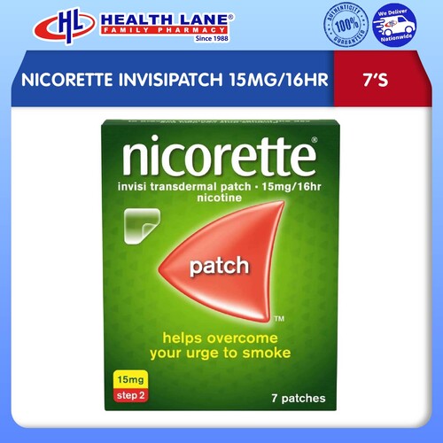 NICORETTE INVISIPATCH 15MG/16HR (7'S)