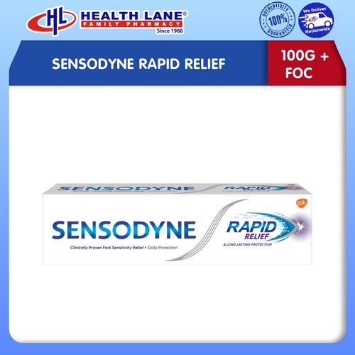 SENSODYNE RAPID RELIEF 100G+FOC