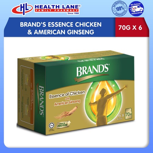 BRAND'S ESSENCE CHICKEN & AMERICAN GINSENG (70Gx6)