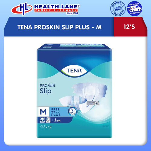 TENA PROSKIN SLIP PLUS (12'S) - M