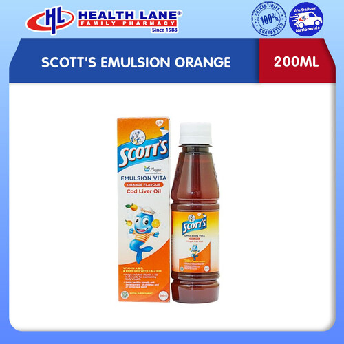 SCOTT'S EMULSION ORANGE 200ML