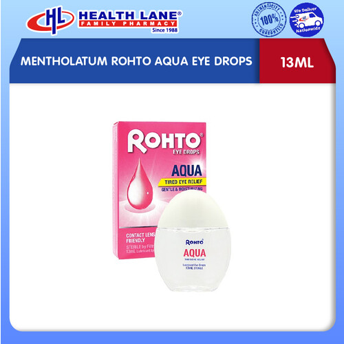 MENTHOLATUM ROHTO AQUA EYE DROPS (13ML)