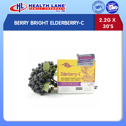 BERRY BRIGHT ELDERBERRY-C 2.2Gx30'S