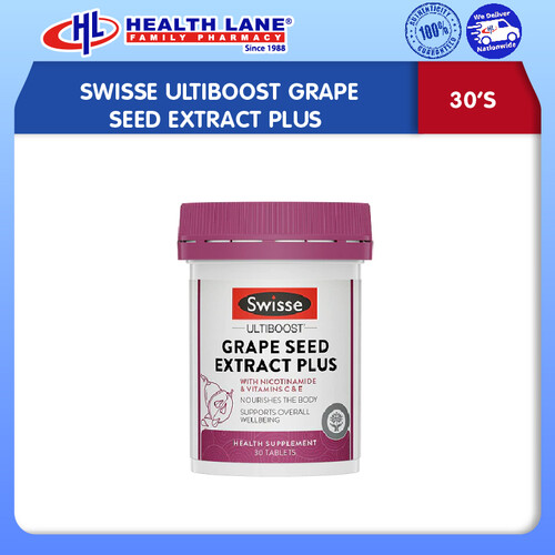 SWISSE ULTIBOOST GRAPE SEED EXTRACT PLUS (30'S)
