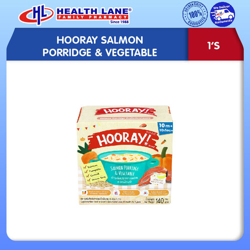 HOORAY SALMON PORRIDGE & SAYUR