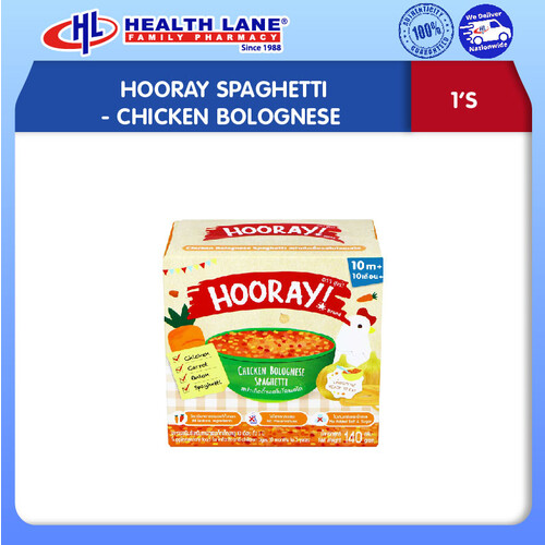 HOORAY SPAGHETTI- CHICKEN BOLOGNESE