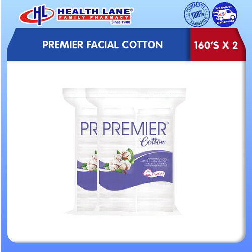 PREMIER FACIAL COTTON (160'Sx2)