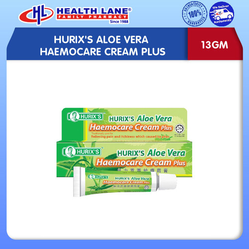 HURIX'S ALOE VERA HAEMOCARE CREAM PLUS (13GM)