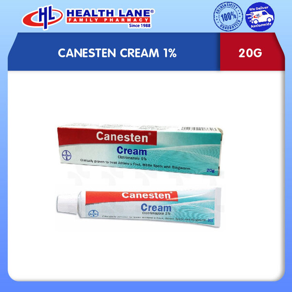 CANESTEN CREAM 1% 20G  Health Lane eStore Malaysia
