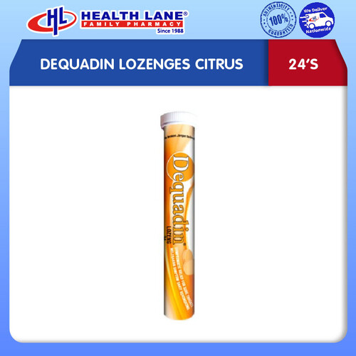DEQUADIN LOZENGES CITRUS (24'S)