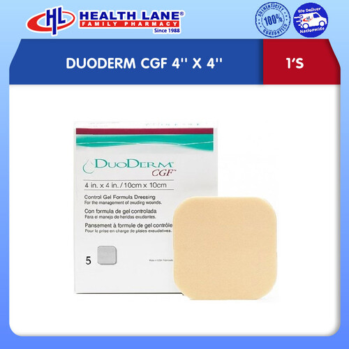 DUODERM CGF 4''x4'' 1'S