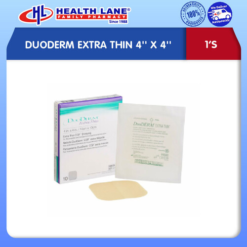 DUODERM EXTRA THIN 4''x4'' 1'S