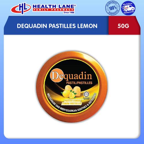 Dequadin Pastilles Lemon 50g