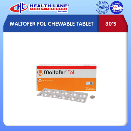 MALTOFER FOL CHEWABLE TABLET 30'S