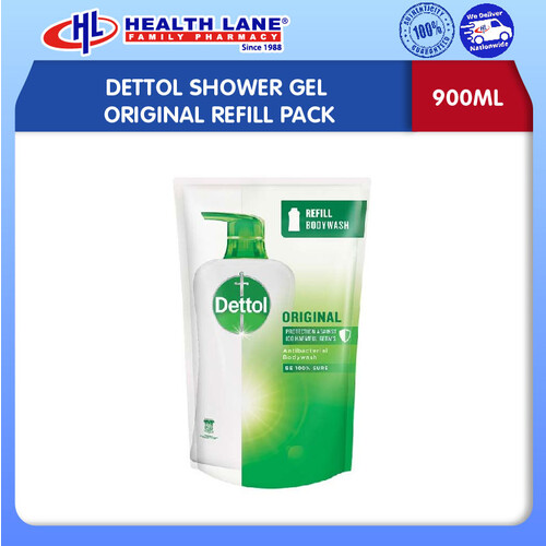 DETTOL SHOWER GEL ORIGINAL REFILL PACK (900ML)