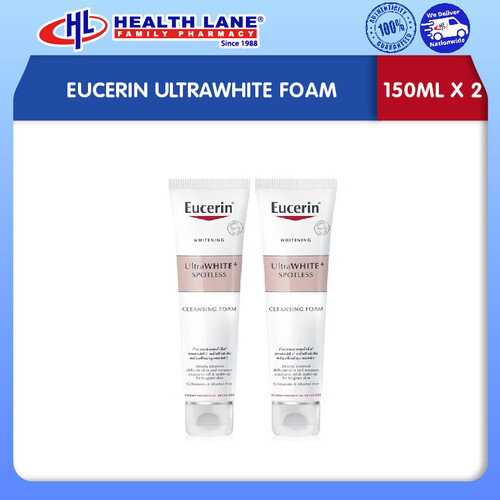 EUCERIN SPOTLESS BRIGHTENING GENTLE CLEANSING FOAM (150G X2)
