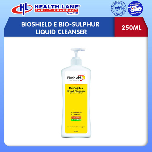 BIOSHIELD E BIO-SULPHUR LIQUID CLEANSER (250ML)