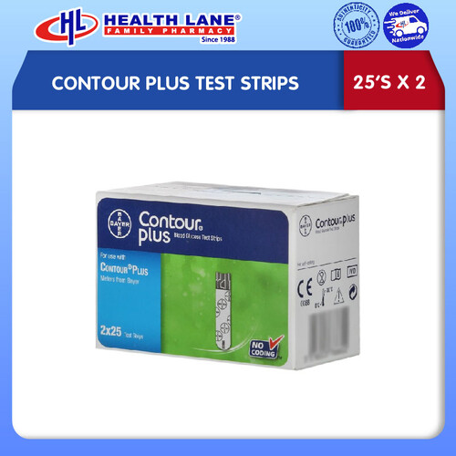 CONTOUR PLUS TEST STRIPS (2X25'S)