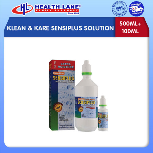 KLEAN & KARE SENSIPLUS SOLUTION (500ML+100ML)