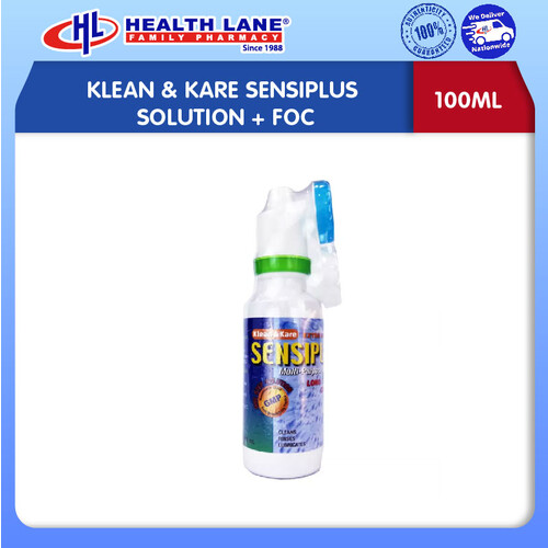 KLEAN & KARE SENSIPLUS SOLUTION+FOC (100ML)