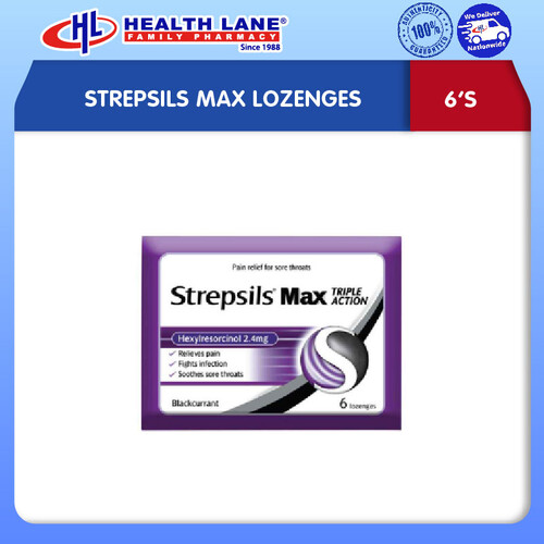 STREPSILS MAX LOZENGES (6'S)