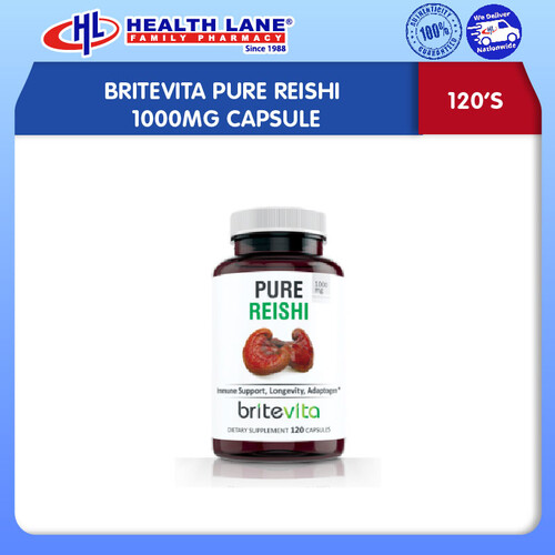 BRITEVITA PURE REISHI 1000MG 120'S CAPSULE
