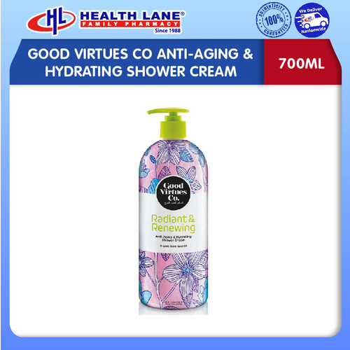 GOOD VIRTUES CO ANTI-AGING & MOISTURISING SHOWER CREAM (700ML)